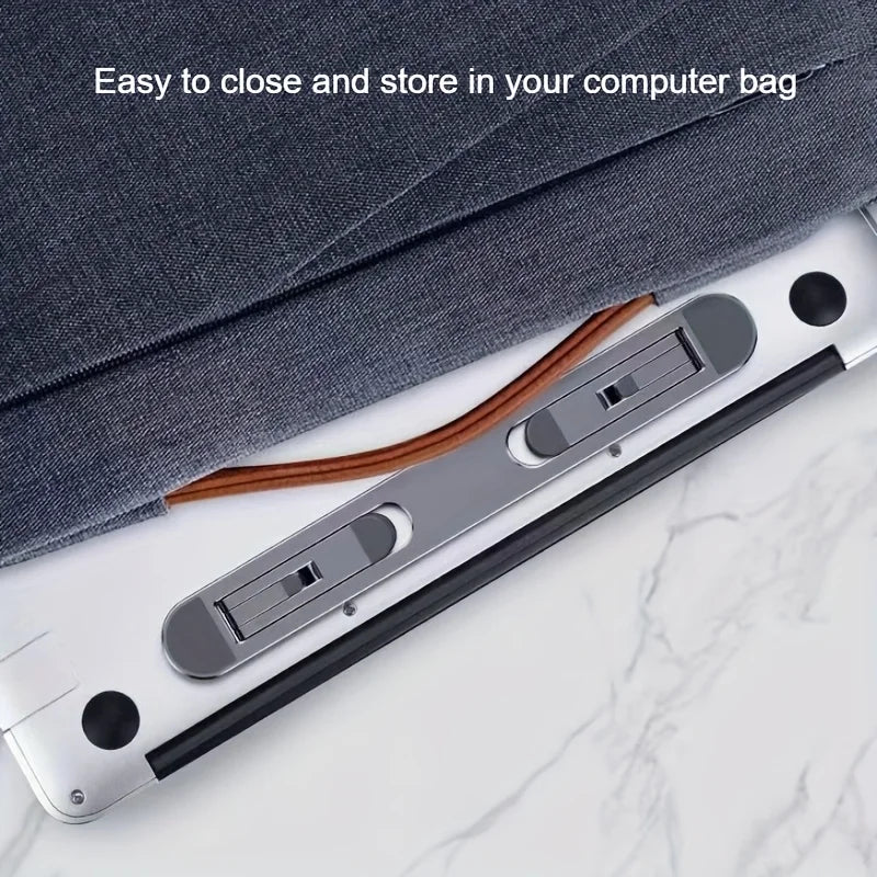 💻 Adjustable Foldable Laptop Stand - Ergonomic with Keyboard & Tablet Holder