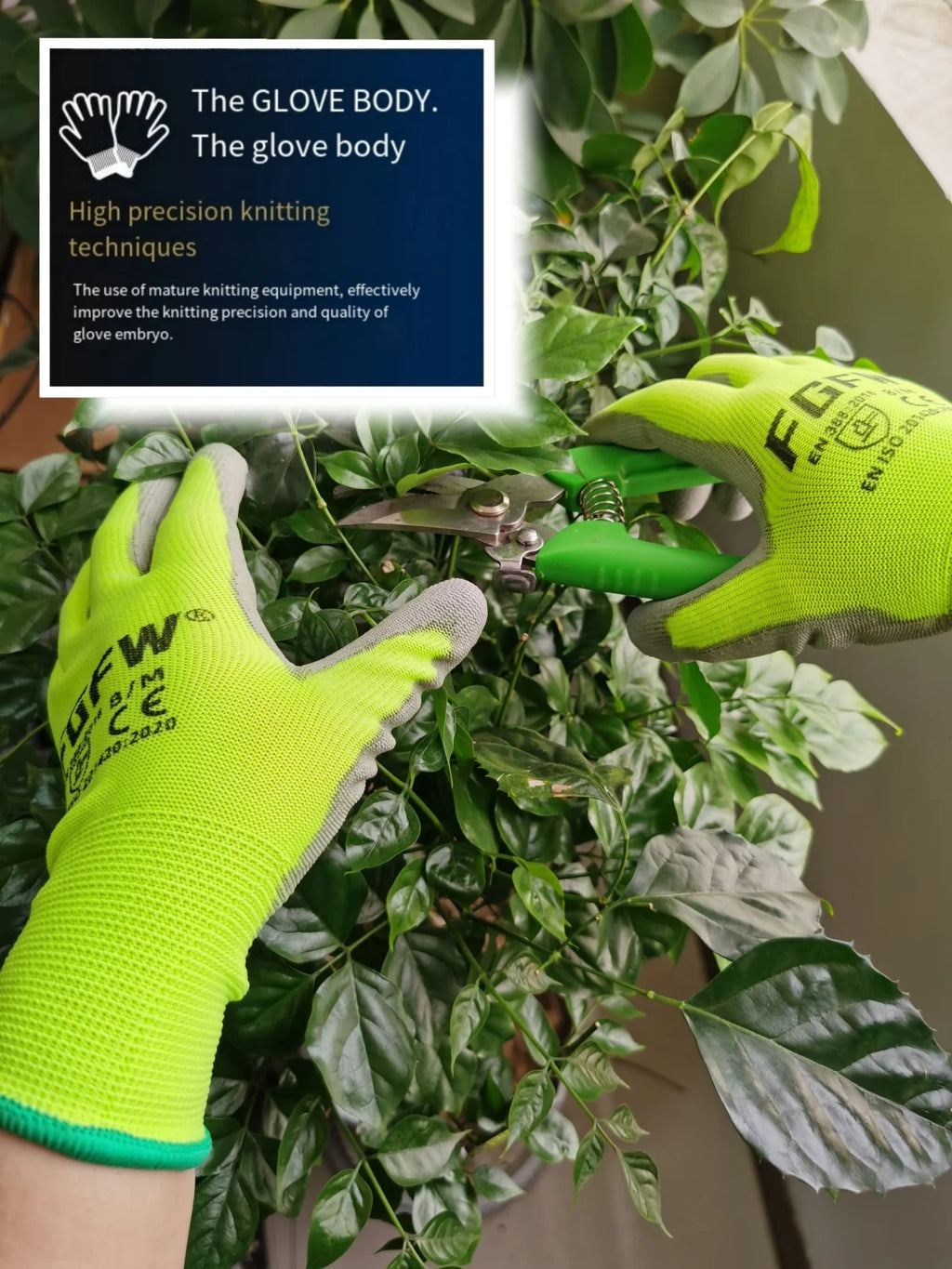 🧤 10 Pairs PU Work Gloves - Lightweight Safety Gloves EN388 Certified S-XL