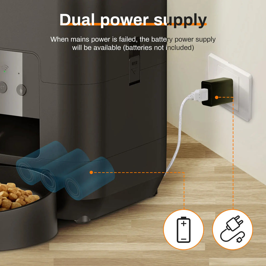 🐾 Smart Automatic Pet Feeder - Portion Control, Never Miss a Meal!