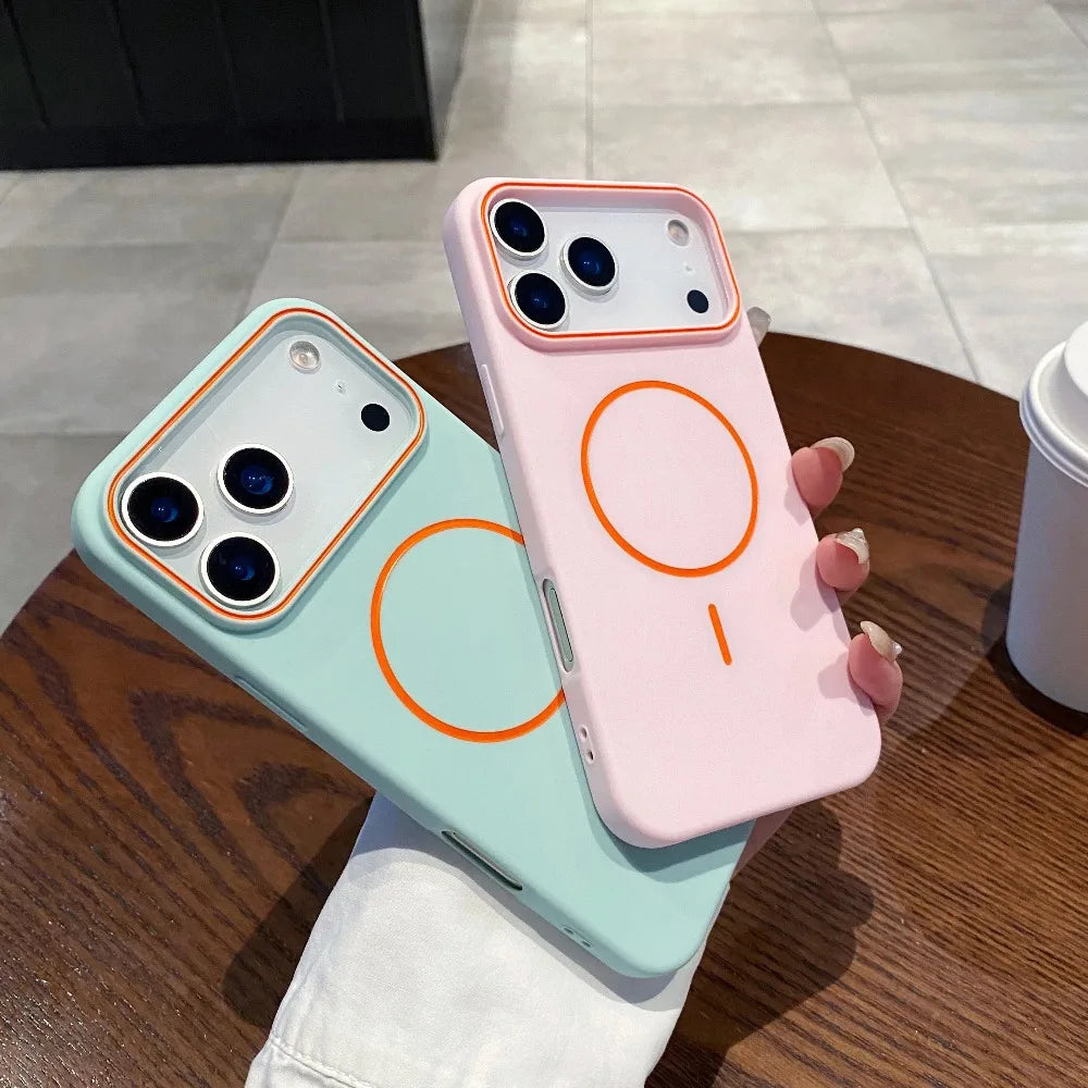 Ultra-Sleek Magnetic Matte Case: Luxury Protection for iPhone 17 Pro Max to 11