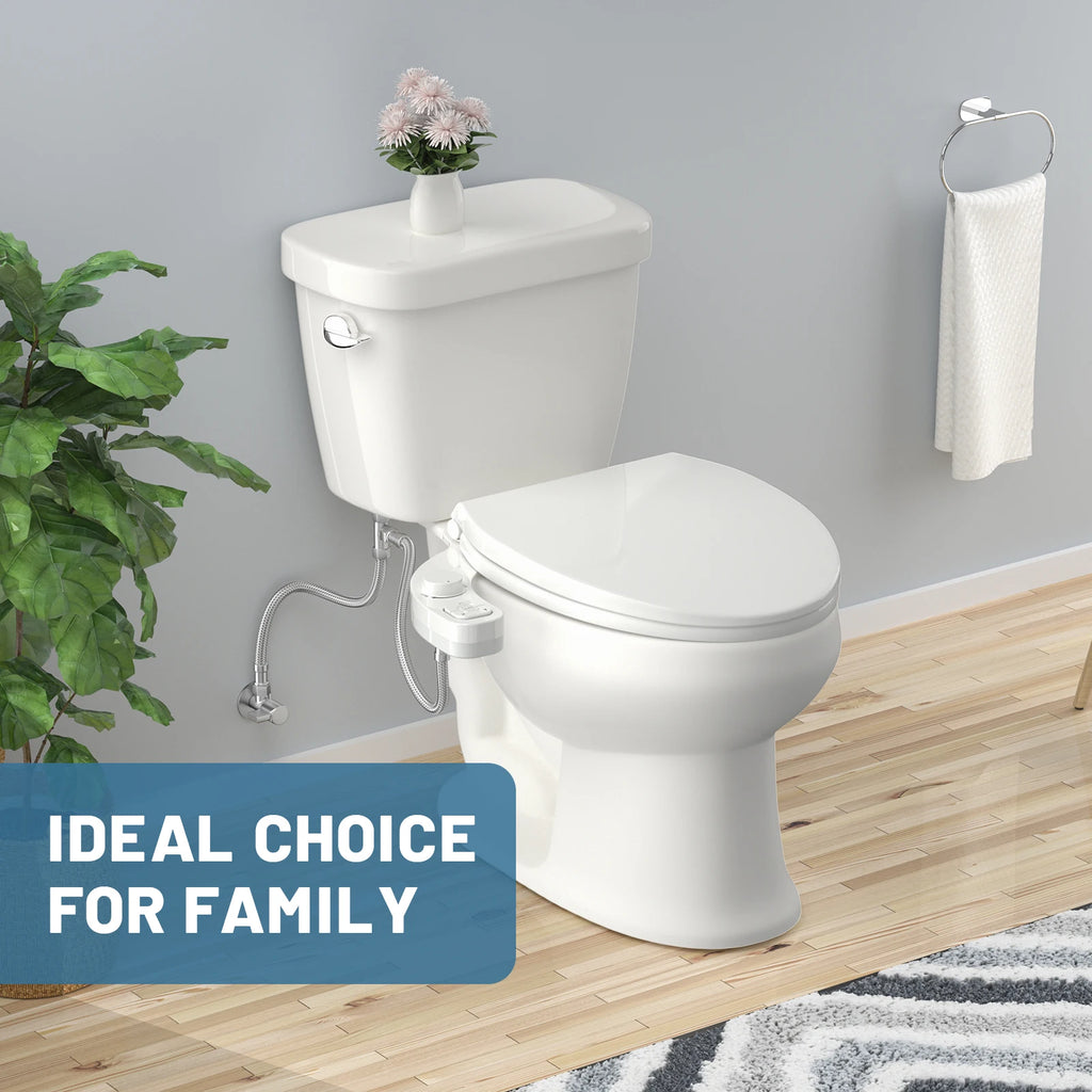 🚿 Premium Bidet Toilet Attachment - Dual Nozzle Self-Cleaning | Easy Install