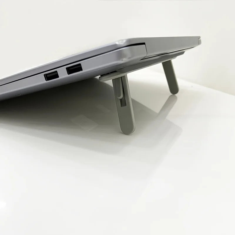 💻 Adjustable Foldable Laptop Stand - Ergonomic with Keyboard & Tablet Holder