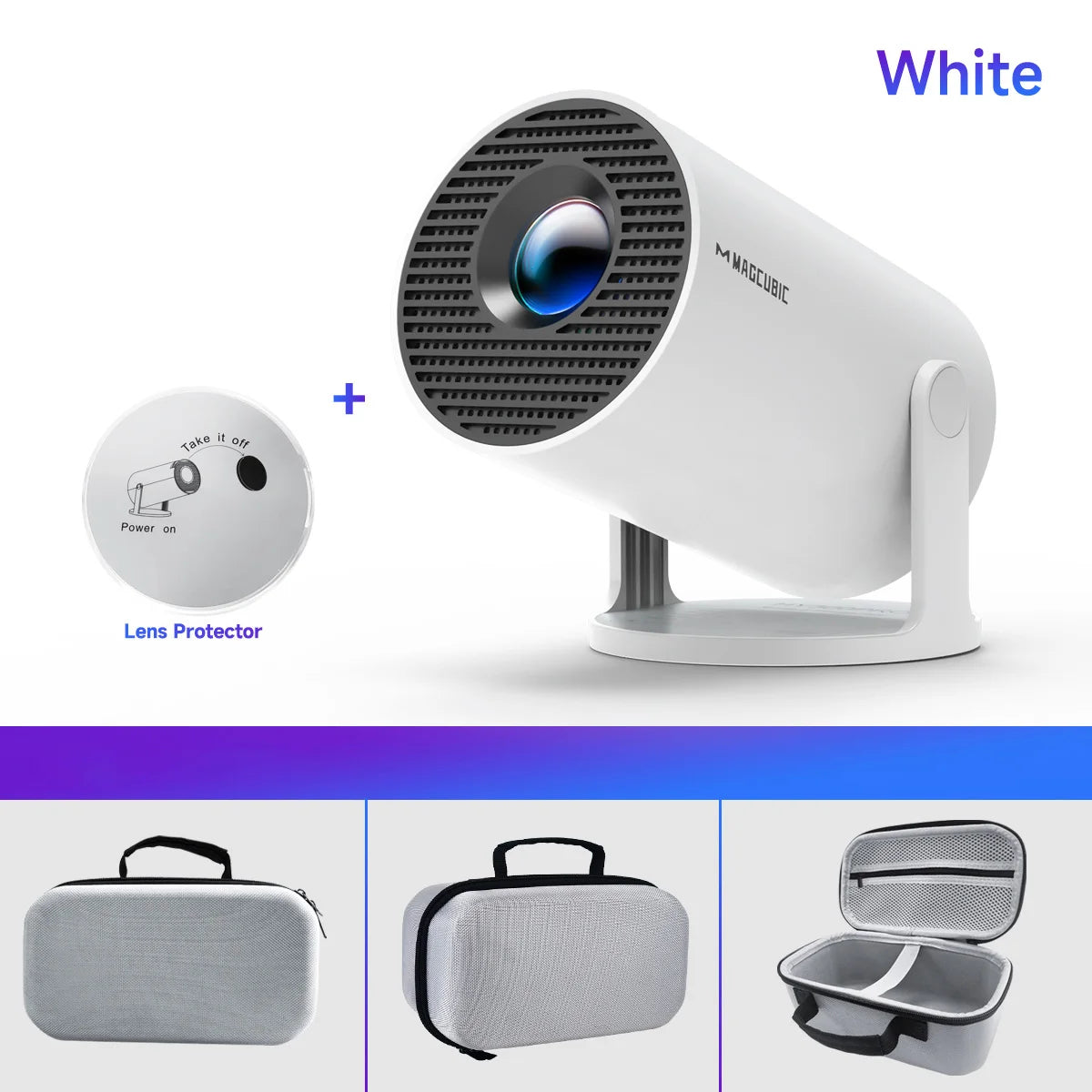 🎬 SkyCinema HY300 Pro - 180° Rotating Smart Projector for Ceiling Movies