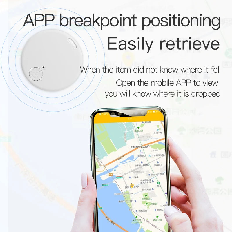 📍 Mini GPS Tracker - Bluetooth Smart Tag for Keys, Pets, Kids & Wallet