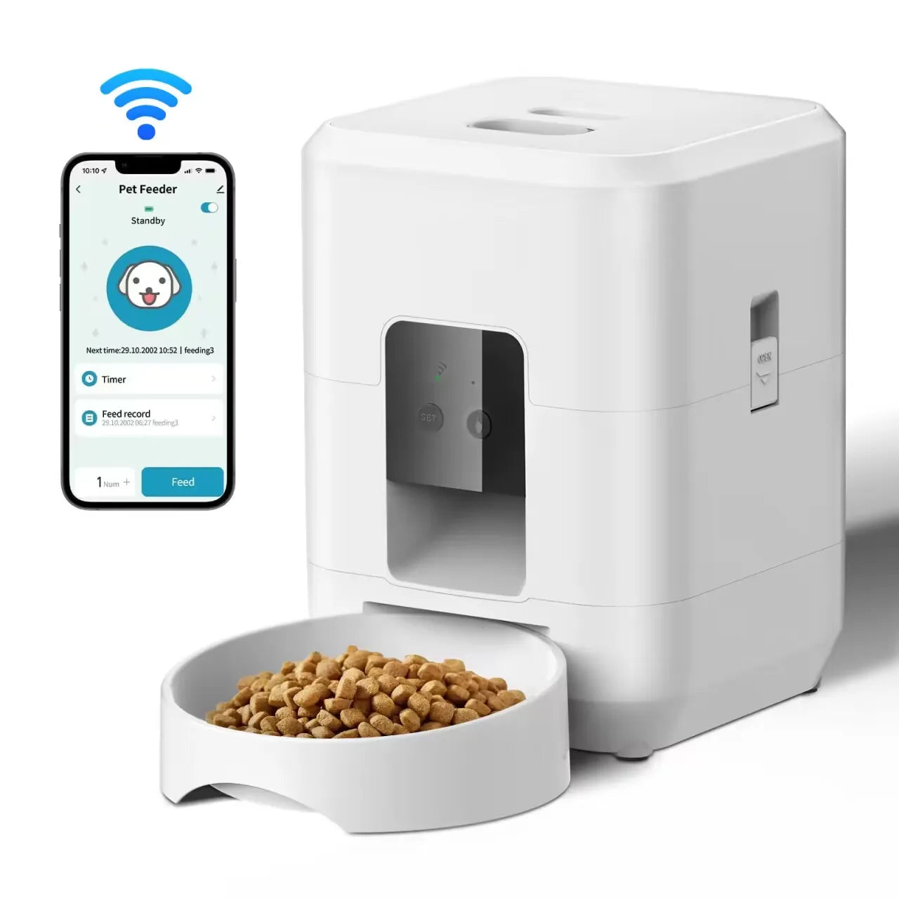 🐾 Smart Automatic Pet Feeder - Portion Control, Never Miss a Meal!