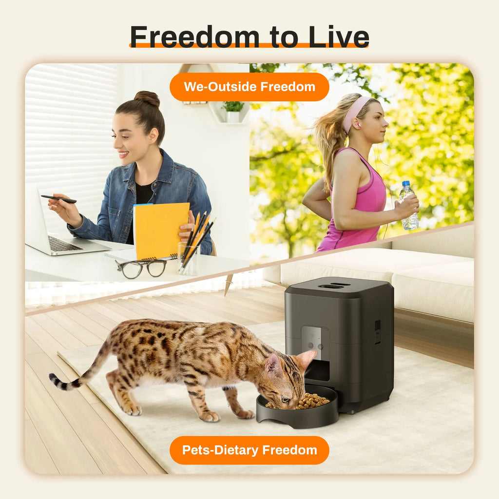 🐾 Smart Automatic Pet Feeder - Portion Control, Never Miss a Meal!