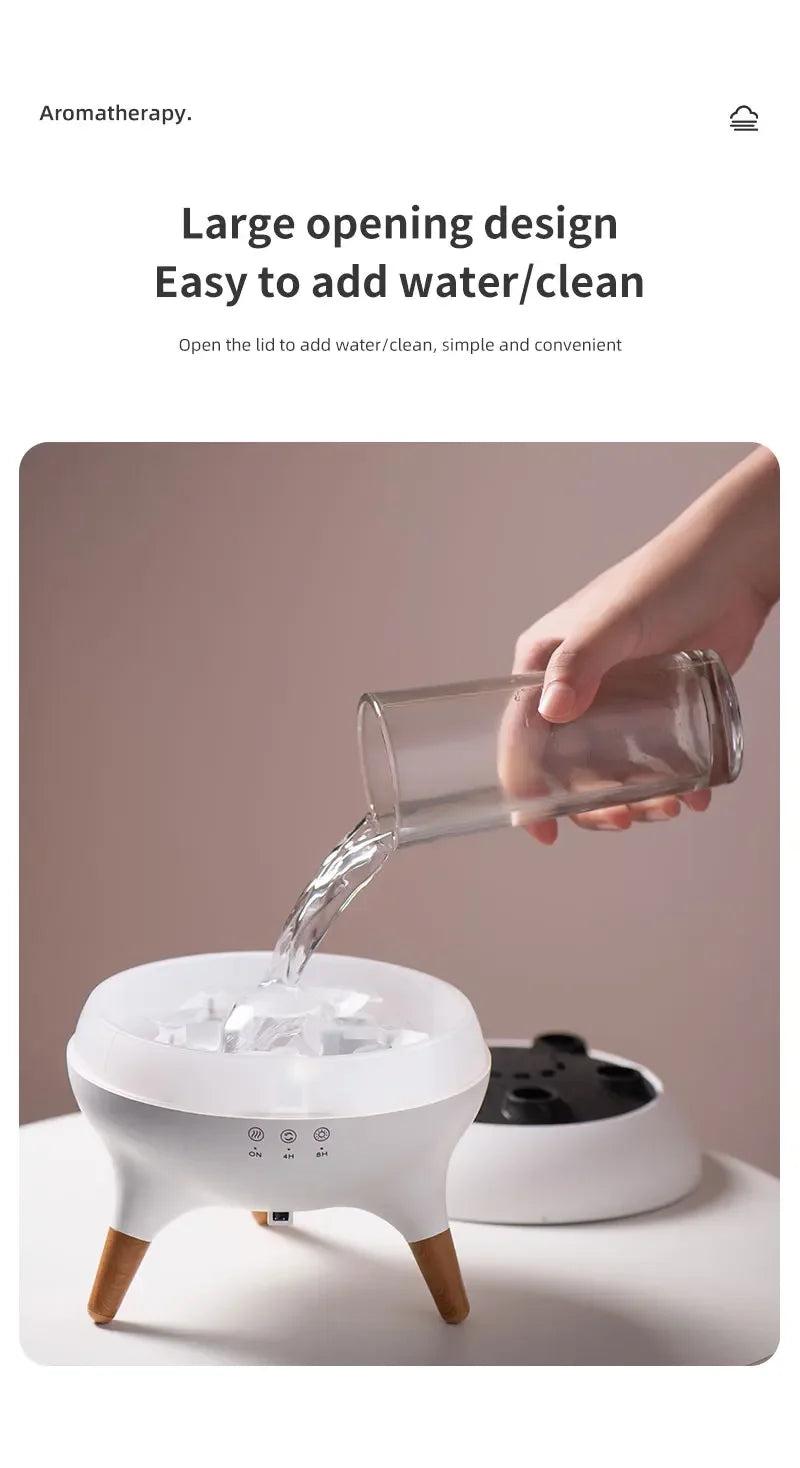 🪼 Jellyfish Air Humidifier 250ml - Essential Oil Diffuser with 7 Color Lights