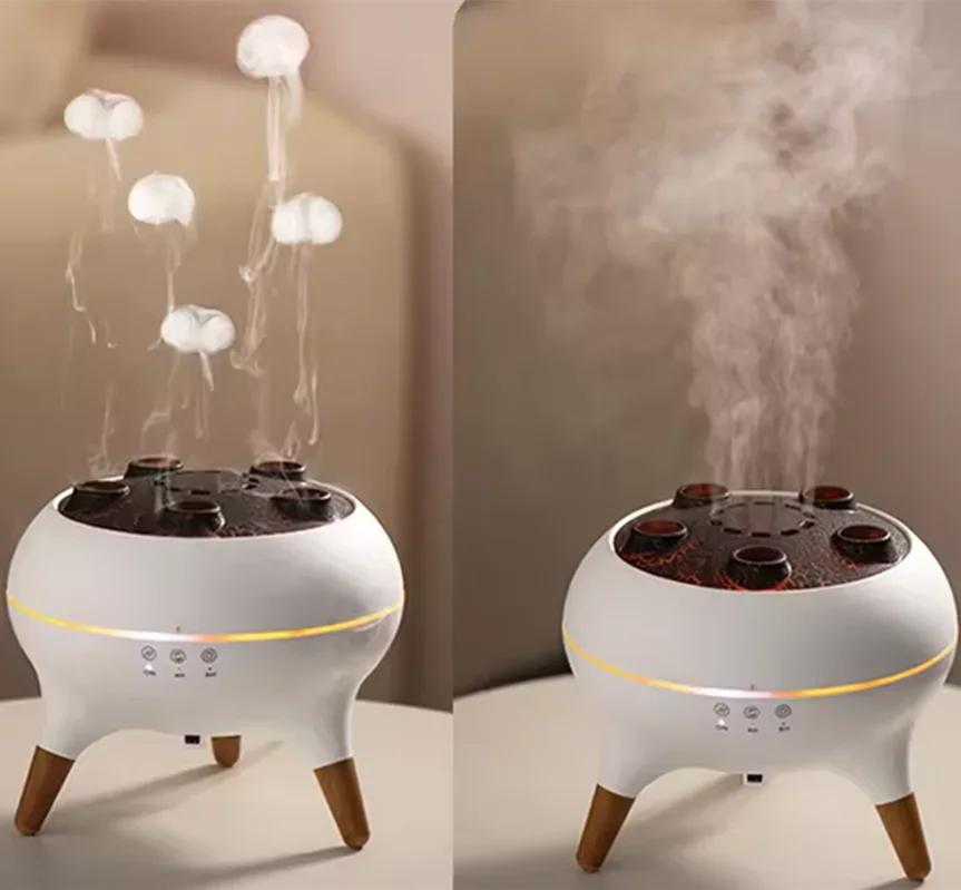 🪼 Jellyfish Air Humidifier 250ml - Essential Oil Diffuser with 7 Color Lights