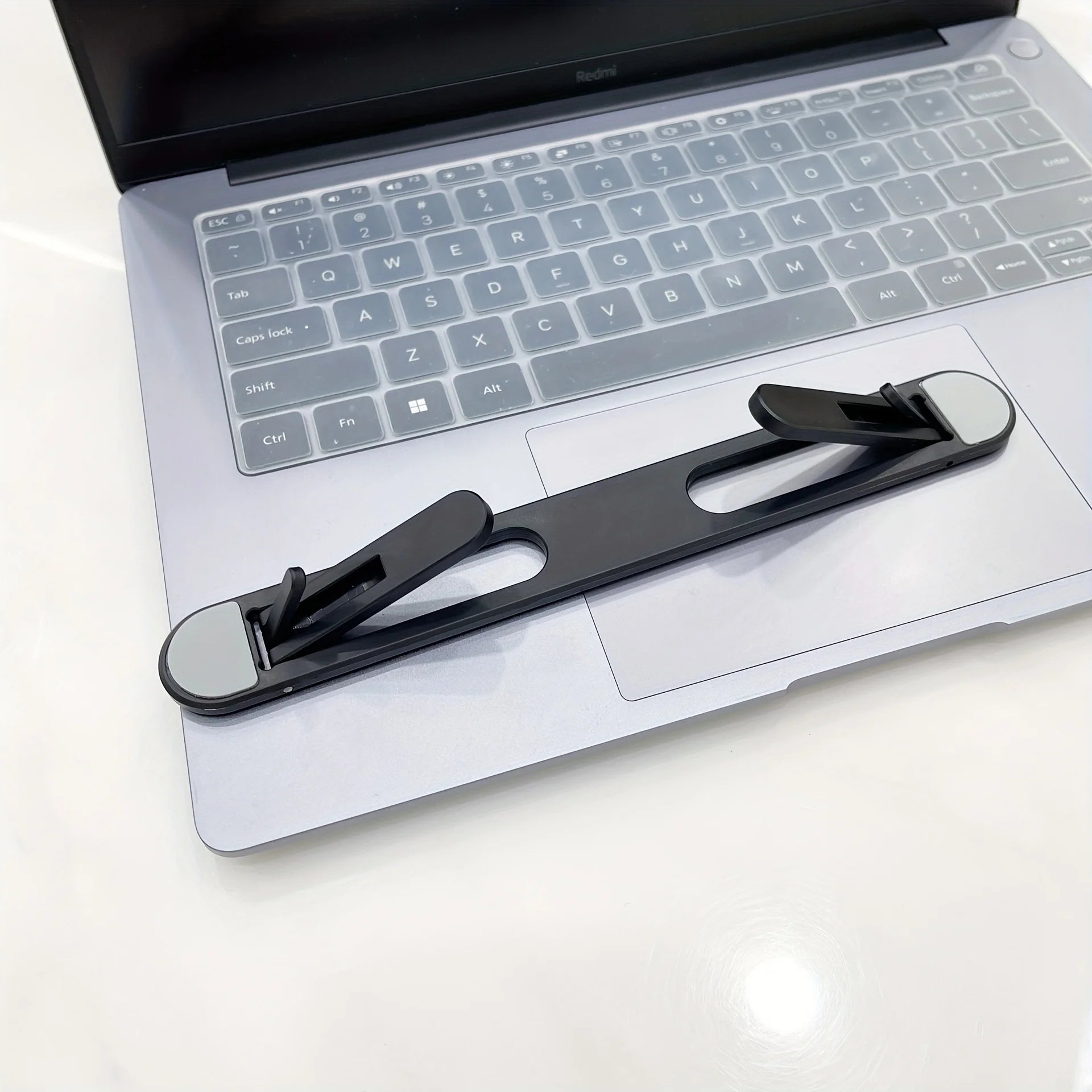 💻 Adjustable Foldable Laptop Stand - Ergonomic with Keyboard & Tablet Holder