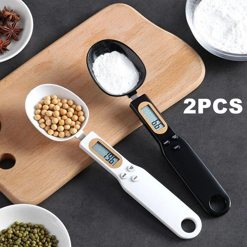 🥄 Mini Digital Spoon Scale - 0.1-500g Kitchen Measuring Spoon