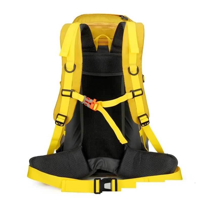 🏔️ 50L Outdoor Hiking Backpack - Rainproof Nylon Camping Rucksack