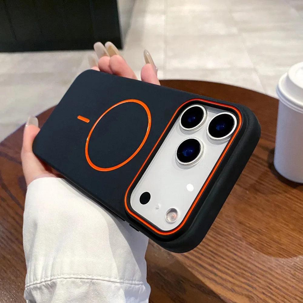 Ultra-Sleek Magnetic Matte Case: Luxury Protection for iPhone 17 Pro Max to 11