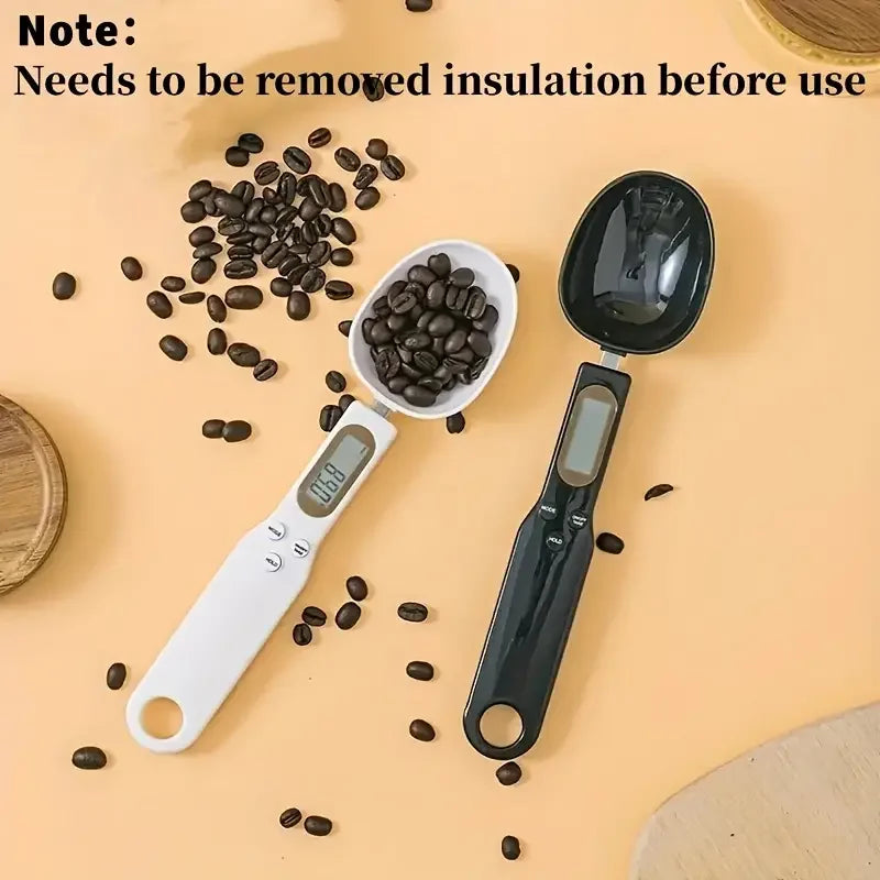 🥄 Mini Digital Spoon Scale - 0.1-500g Kitchen Measuring Spoon