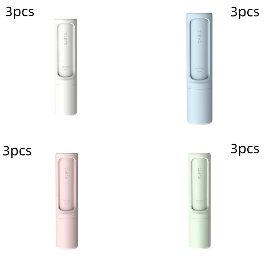 2-in-1 Reusable Pet Hair Remover Brush - Self-Cleaning Lint Roller