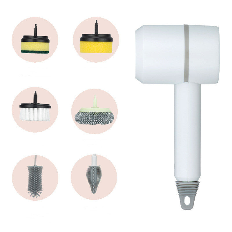 Electric Cleaning Brush - USB Rechargeable Automatic Kitchen & Bathroom Scrubber