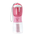 3-in-1 Portable Dog Water Bottle - Food Container & Waste Bag Dispenser