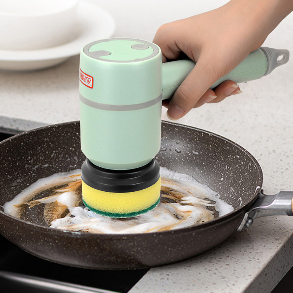 Electric Cleaning Brush - USB Rechargeable Automatic Kitchen & Bathroom Scrubber