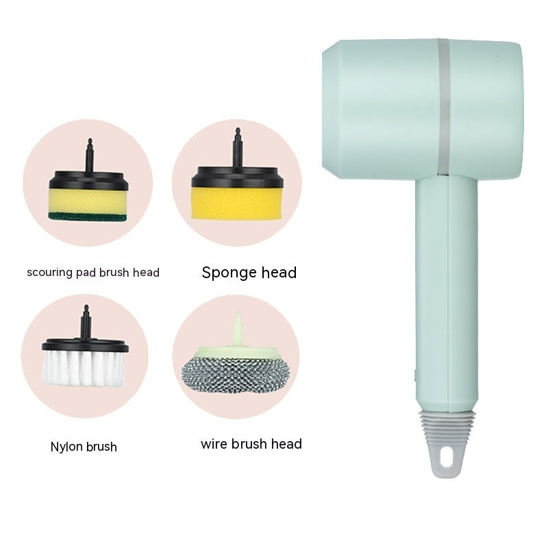Electric Cleaning Brush - USB Rechargeable Automatic Kitchen & Bathroom Scrubber