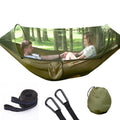 Pop-Up Camping Hammock with Mosquito Net - Quick Setup Portable Outdoor Bed