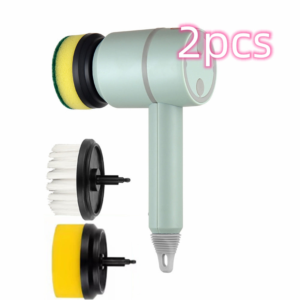 Electric Cleaning Brush - USB Rechargeable Automatic Kitchen & Bathroom Scrubber