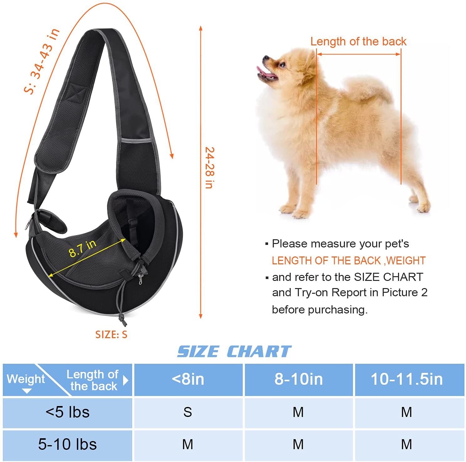 Portable Pet Carrier Bag - Breathable Crossbody for Dogs & Cats