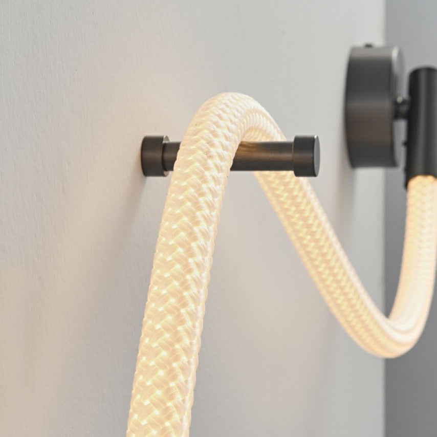 Creative Atmosphere Nordic Light Bulb Sofa Decoration Soft Silicone Strip Lamp
