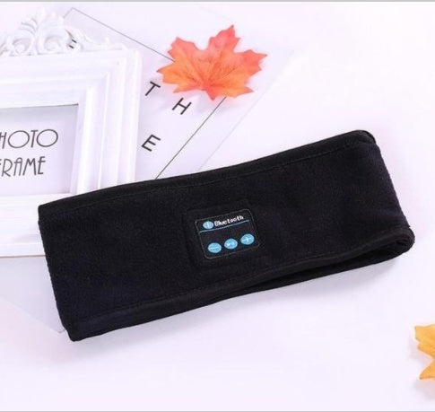 Bluetooth Fitness Headband - Wireless Music & Hands-Free Calls for Yoga & Running